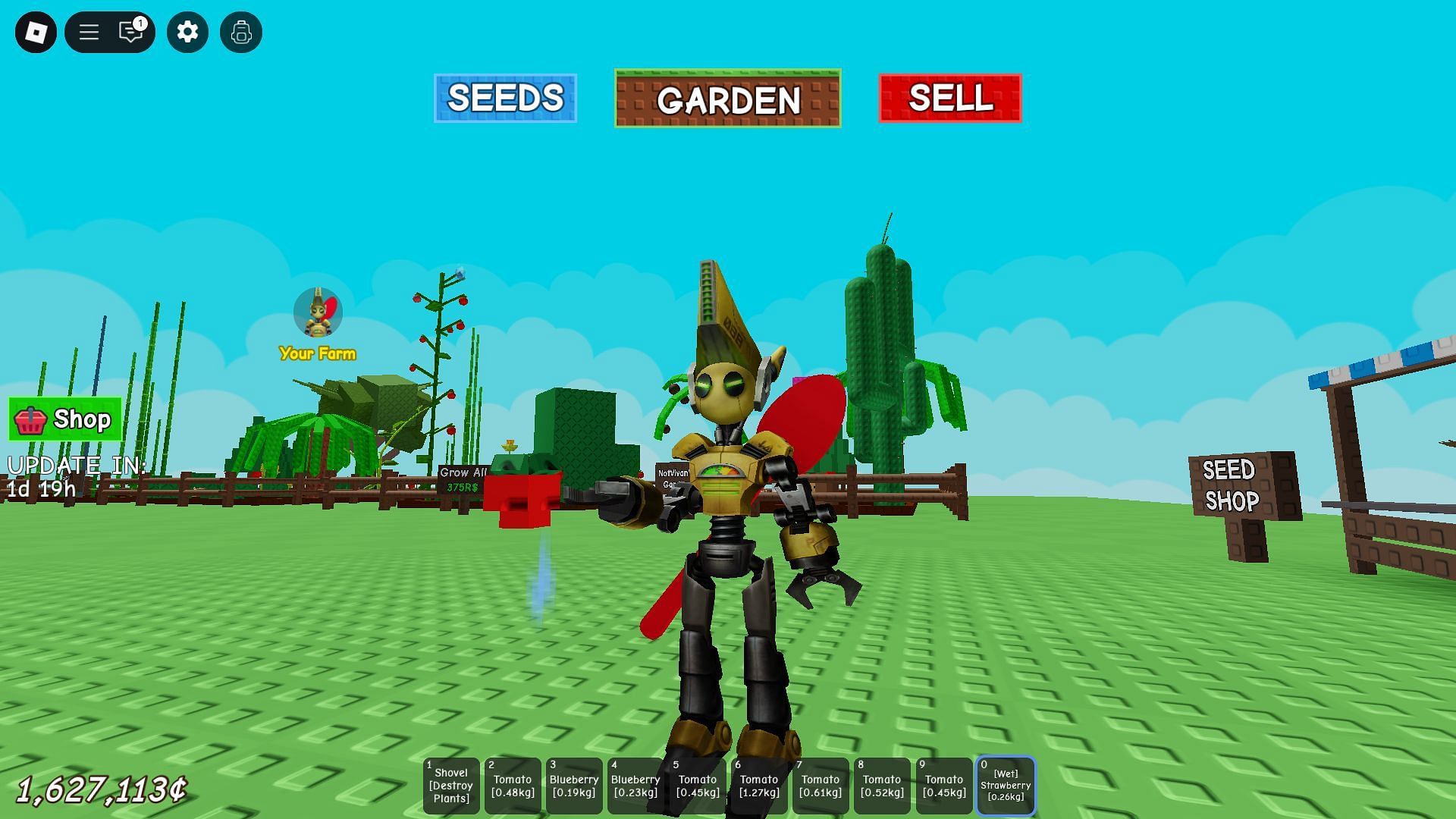 A Wet Strawberry (Image via Roblox)